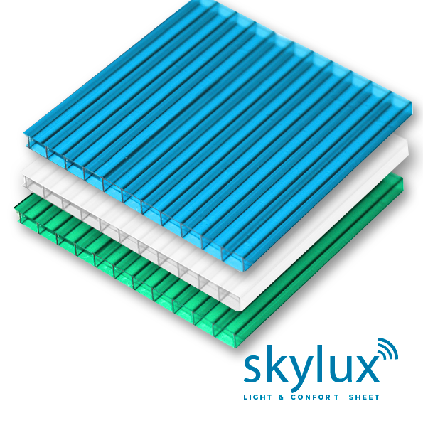 Policarbonato Alveolar Skylux 6 mm y 8 mm