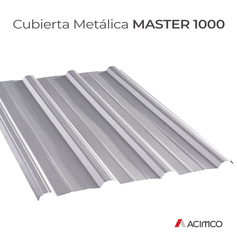 Master 1000 Cubierta de Acero 0.40 mm