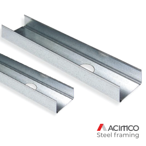 Stud para paredes de Gypsum | Steel Framing