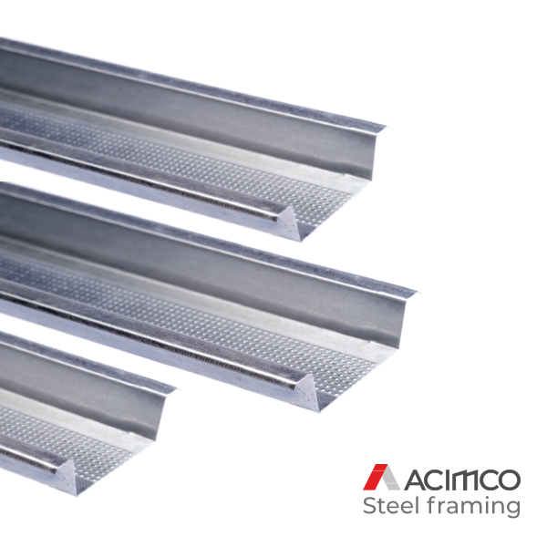 Omega o Furring Channel para cielorraso con Gypsum