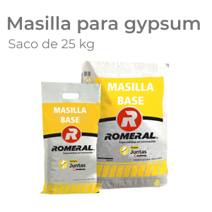Masilla para Gypsum 25 kg
